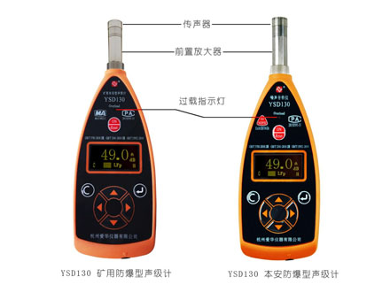 YSD130型矿用本安型声级计